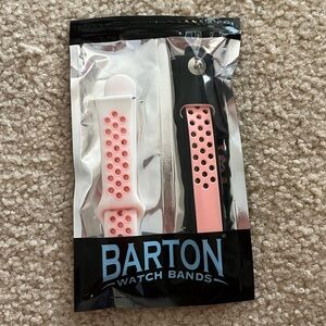 2 silicone watch bands